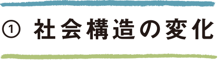社会構造の変化