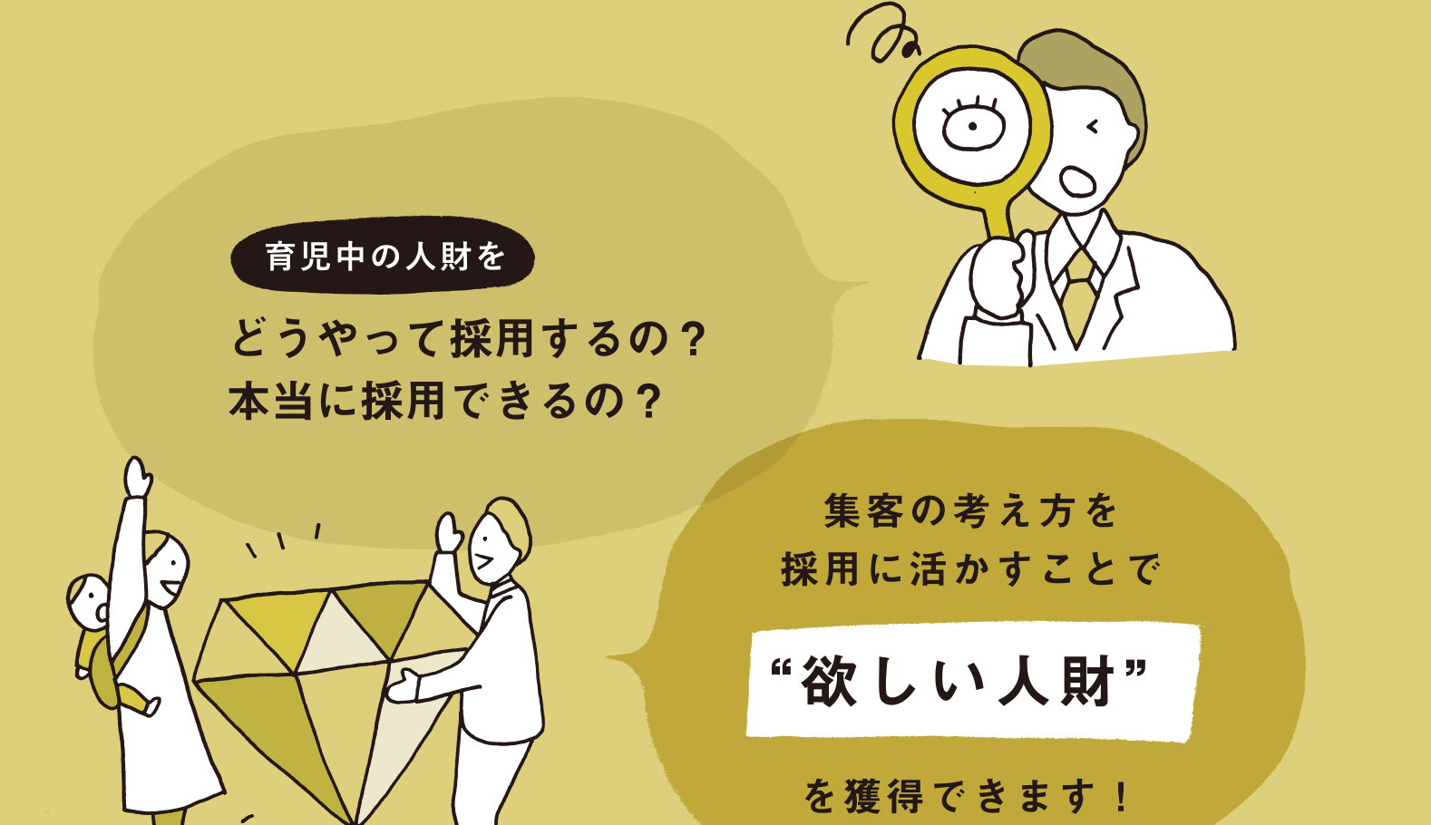 “欲しい人財”を獲得できます！